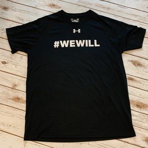 Under Armour UA HeatGear T-Shirt #WeWill Medium